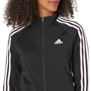 Adidas Women’s Primegreen Essentials Warm up Slim 3-stripes track jacket–size XS